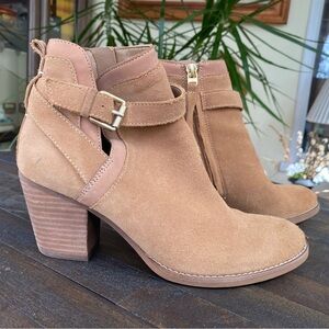 Sam Edelman Tan Suede Ankle Boots